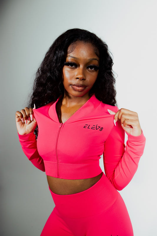 ELEV8 Flare Activewear Set – Bold Pink