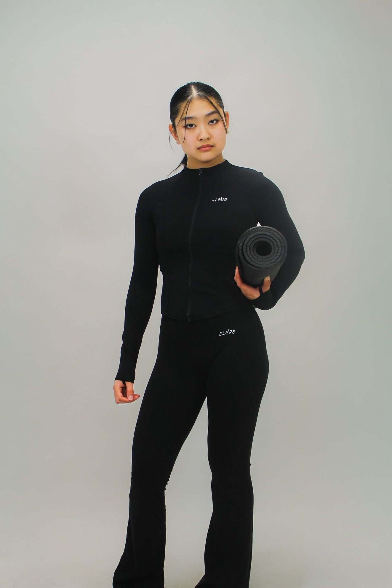 All black yoga set