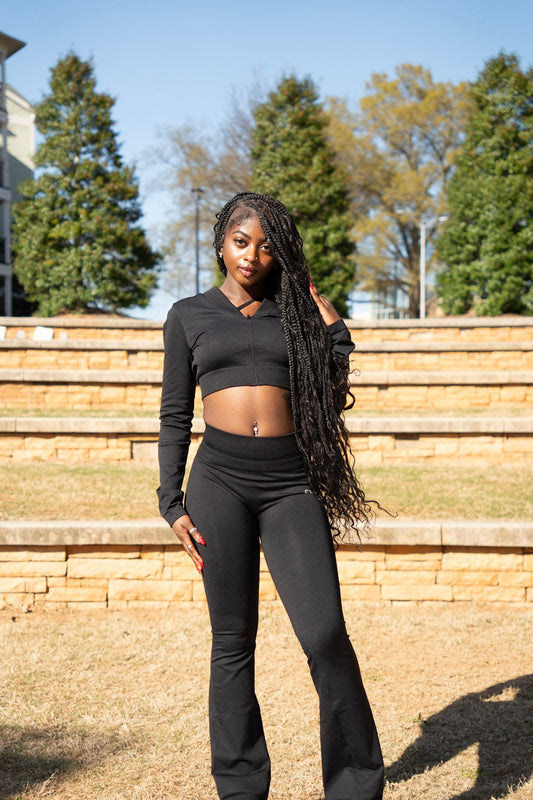 ELEV8 Flare Activewear Set – Black