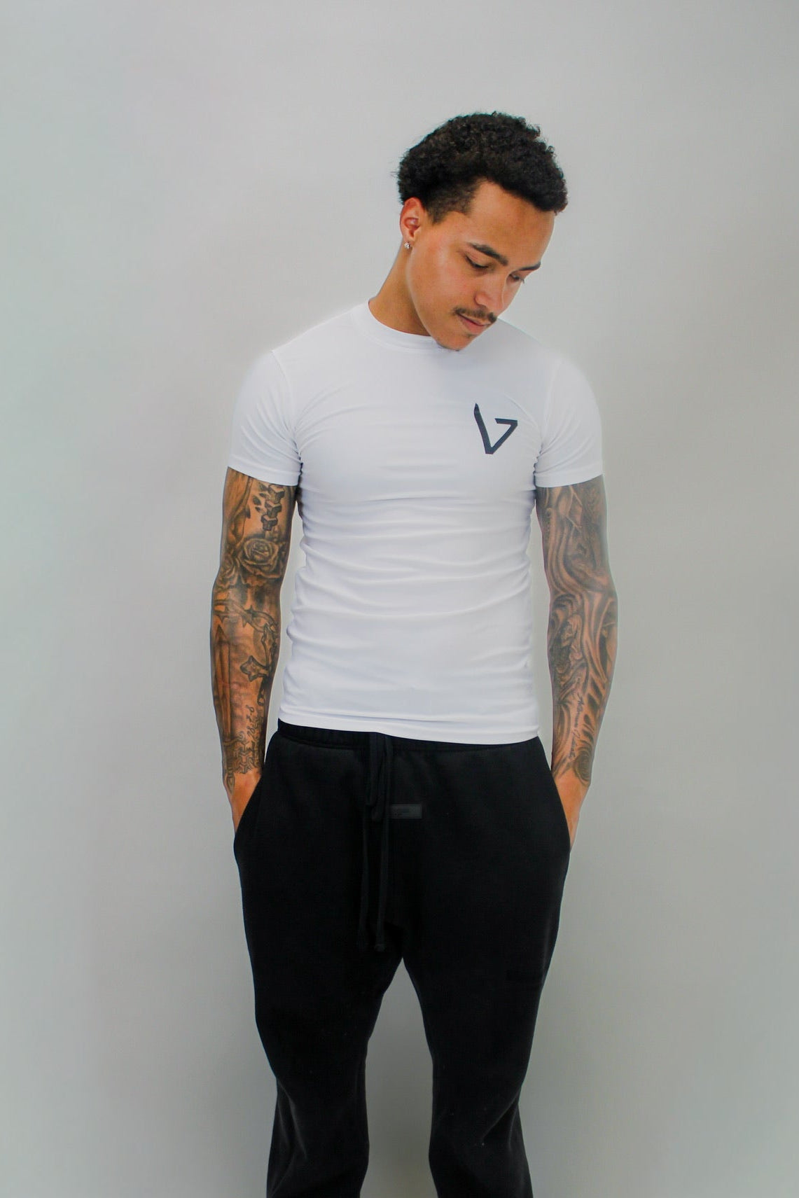 Men's Black compression shirt
