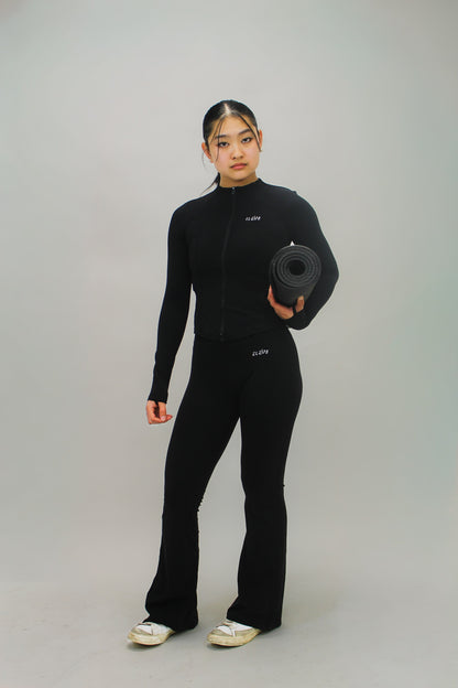 All black yoga set
