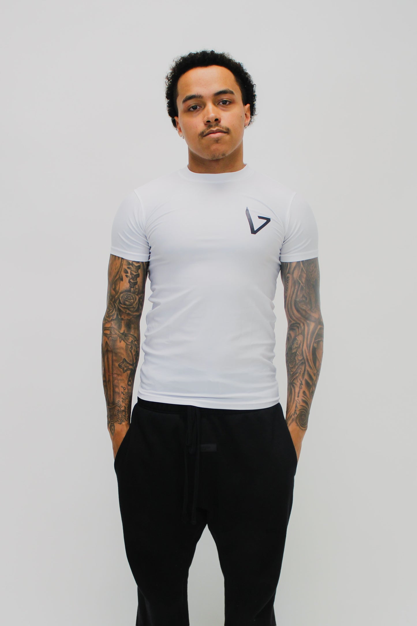 Men's Black compression shirt