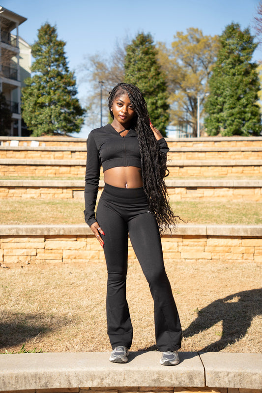 ELEV8 Flare Activewear Set – Black
