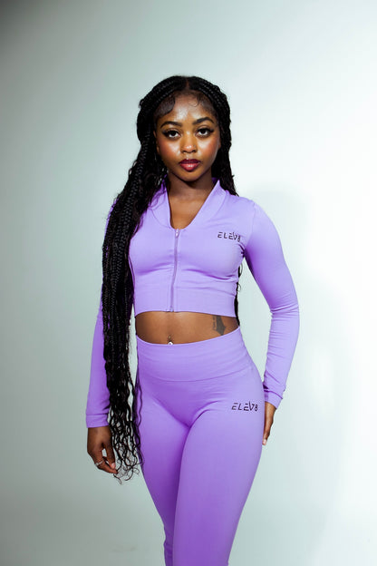 ELEV8 Flare Activewear Set – Light Purple