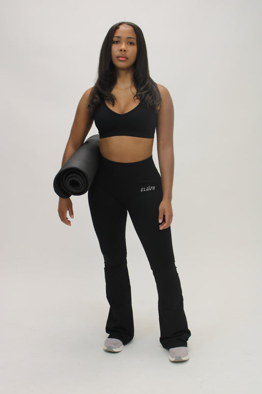 All black bra and pants set